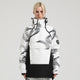 Women's And Men's Diagonal Zipper Outdoor Ski Jacket